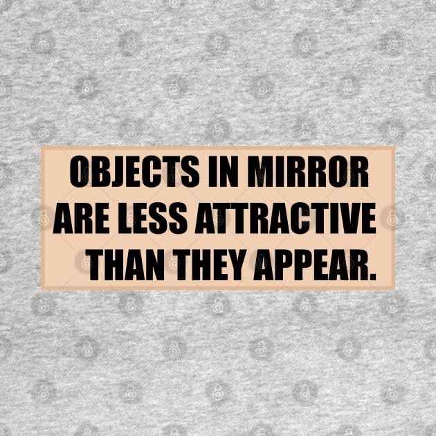 Objects in mirror are less attractive than they appear by MigiDesu